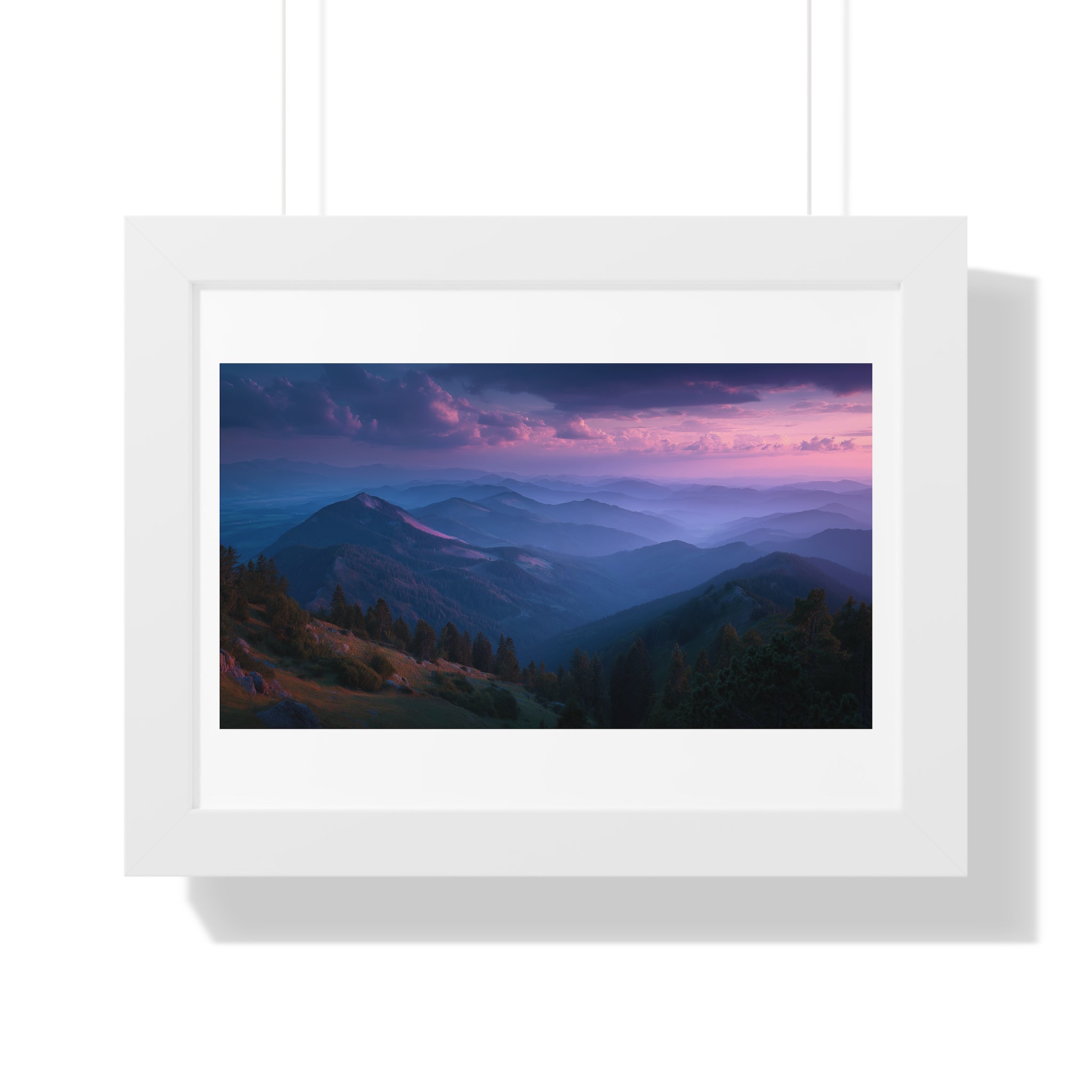 Pink Sunset Mountain