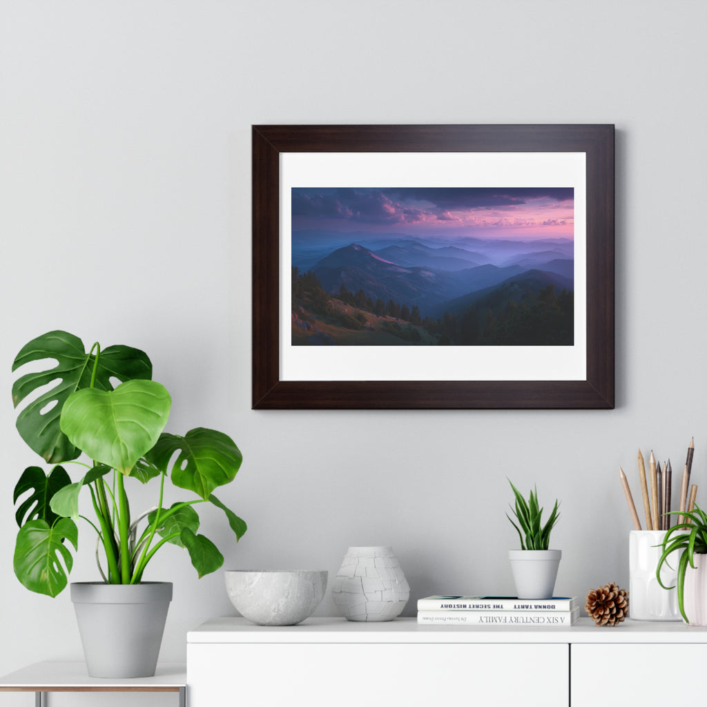 Pink Sunset Mountain