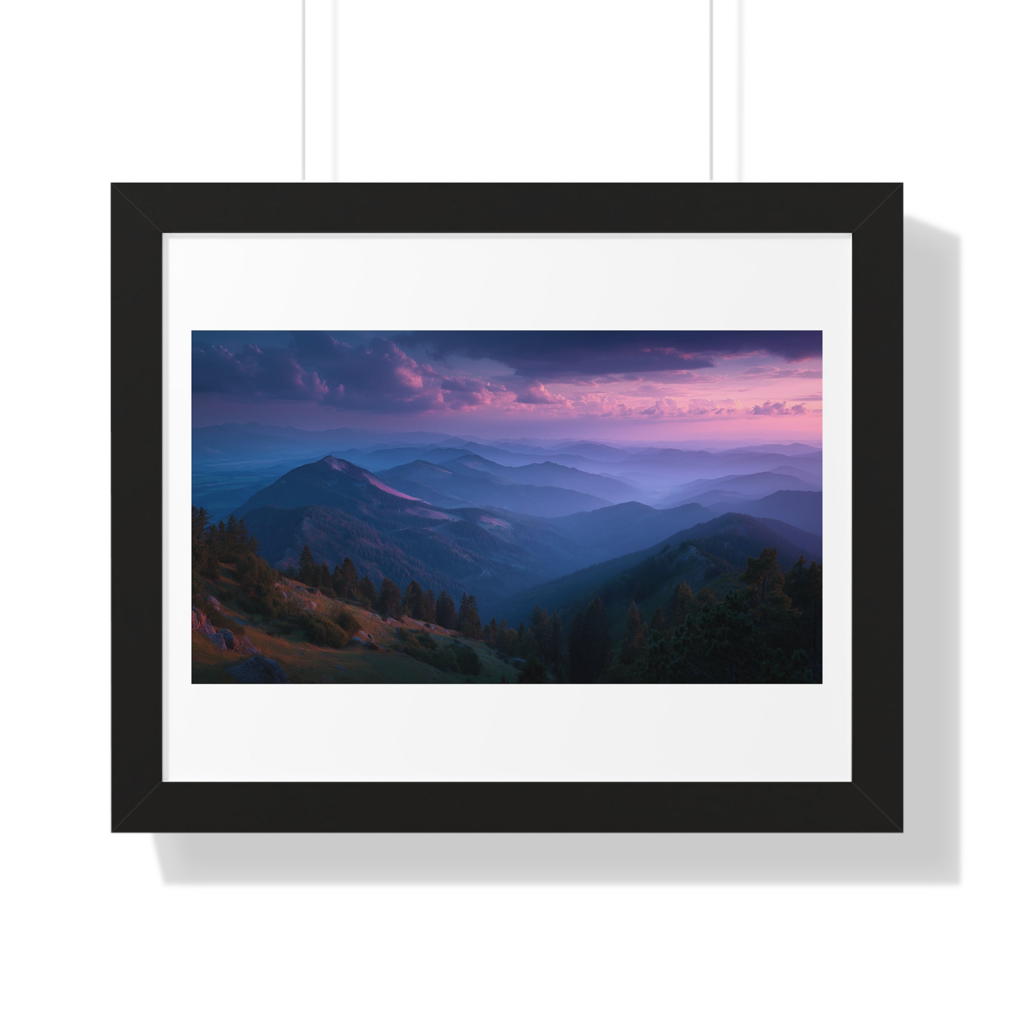 Pink Sunset Mountain