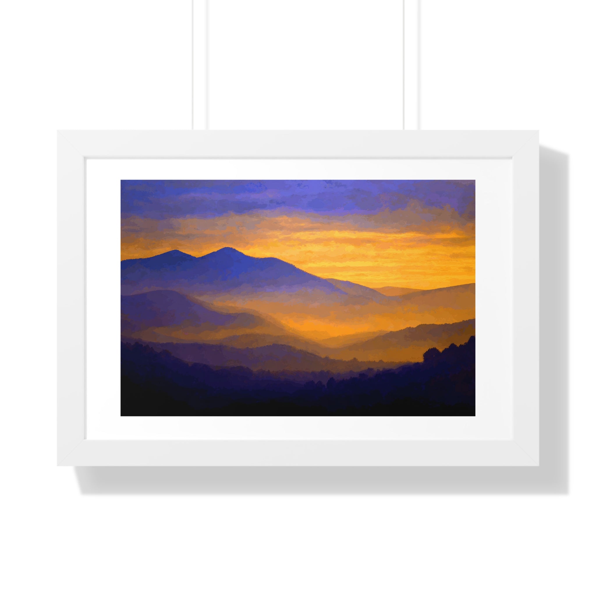 Pink Sunset Mountain