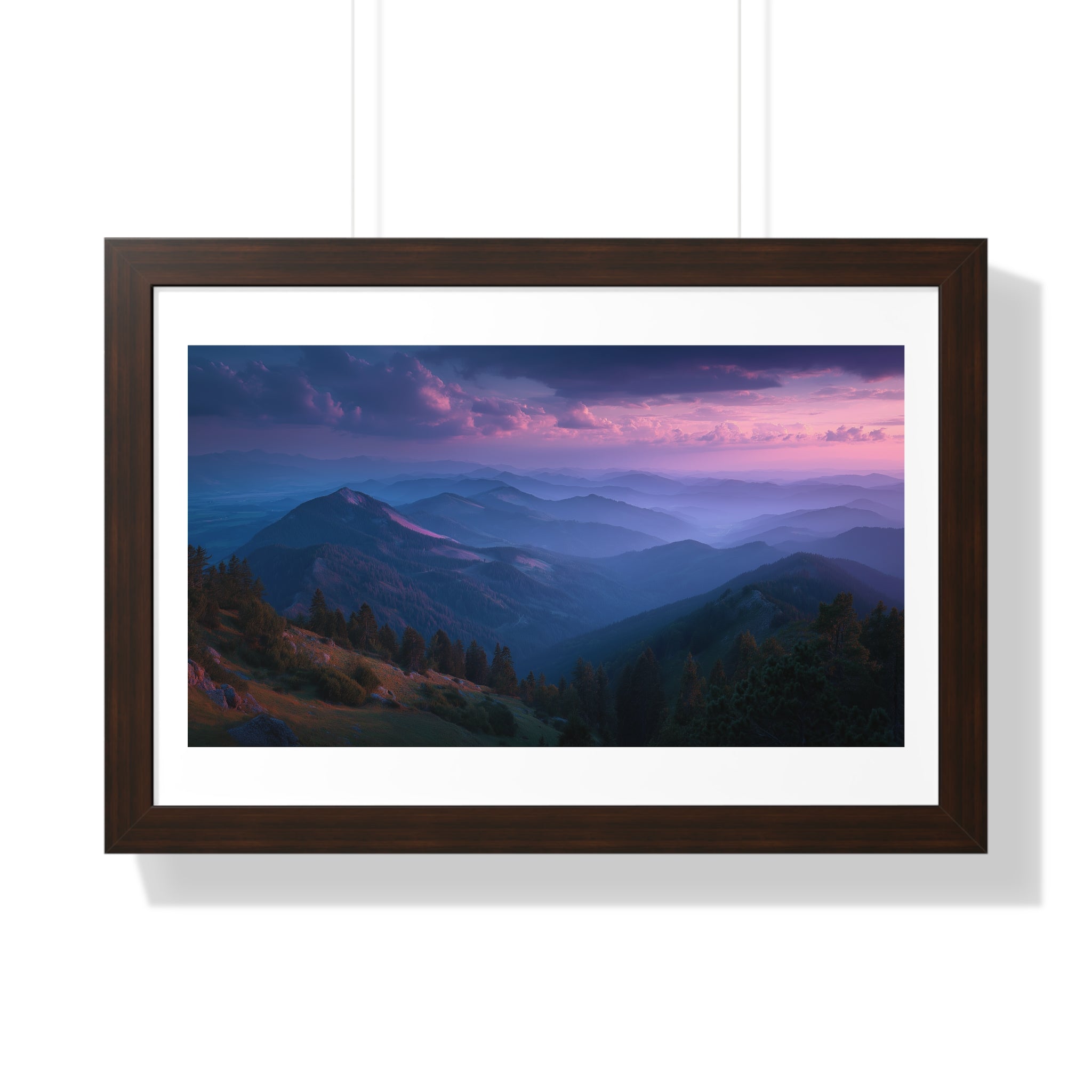 Pink Sunset Mountain