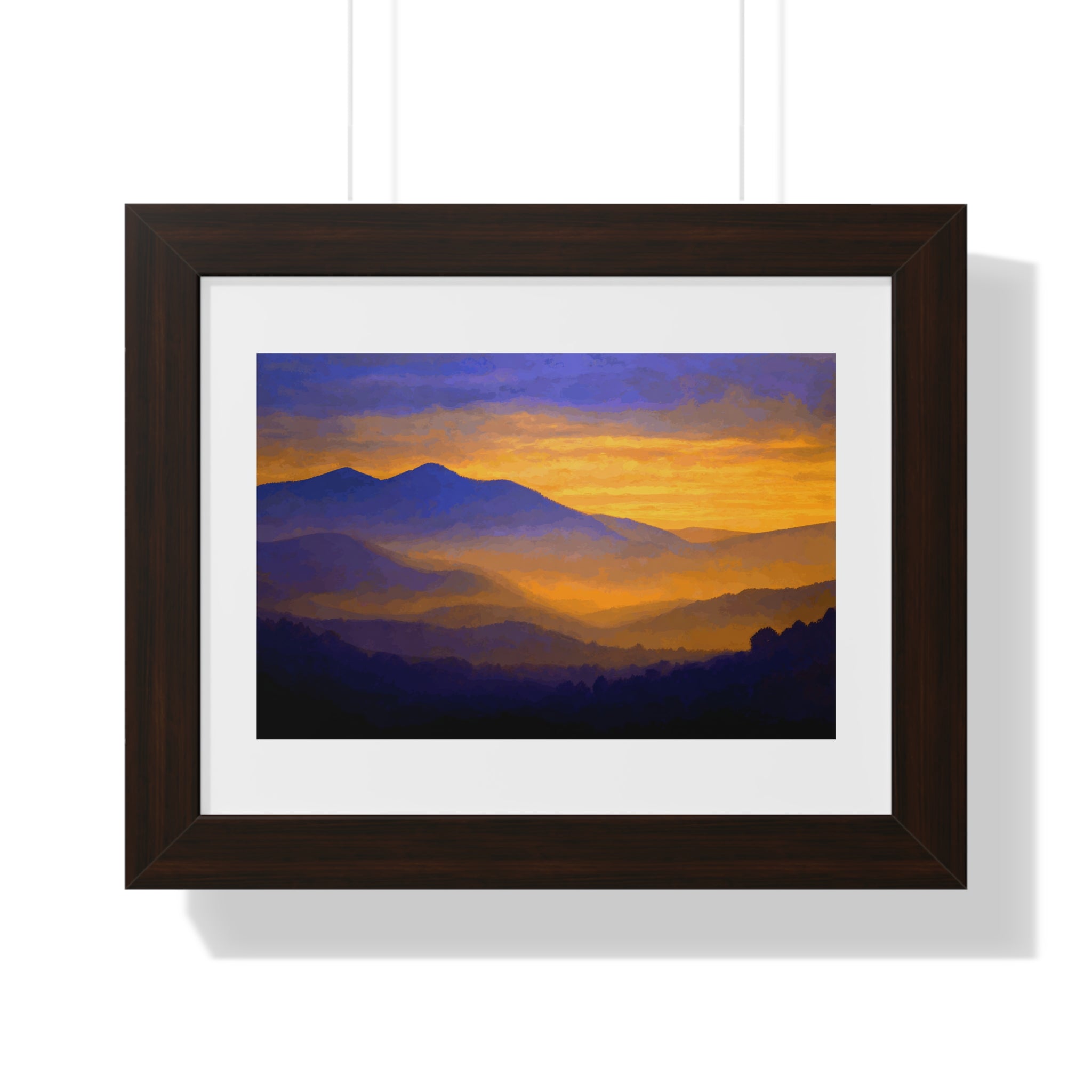 Pink Sunset Mountain