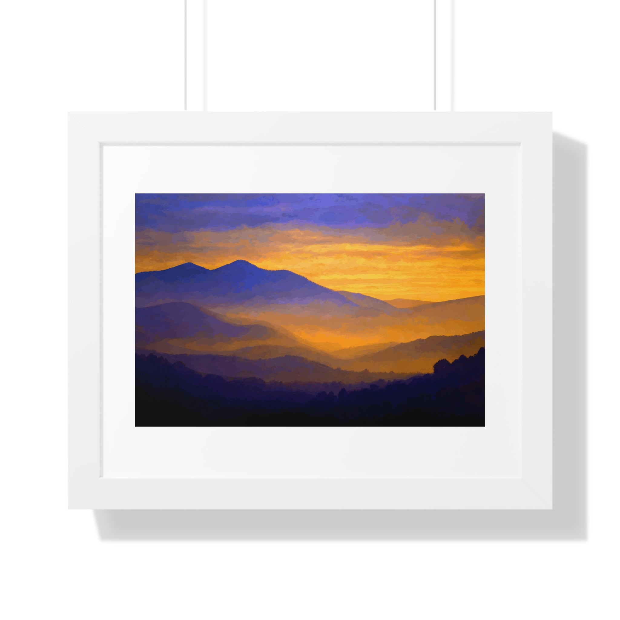 Pink Sunset Mountain