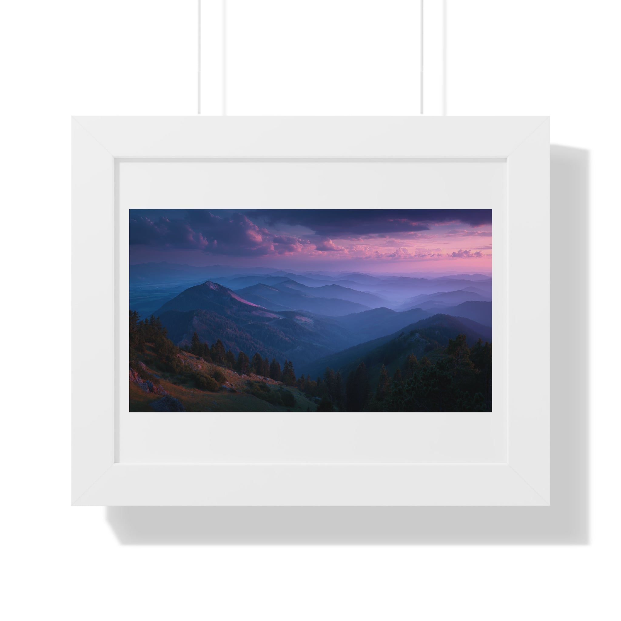 Pink Sunset Mountain