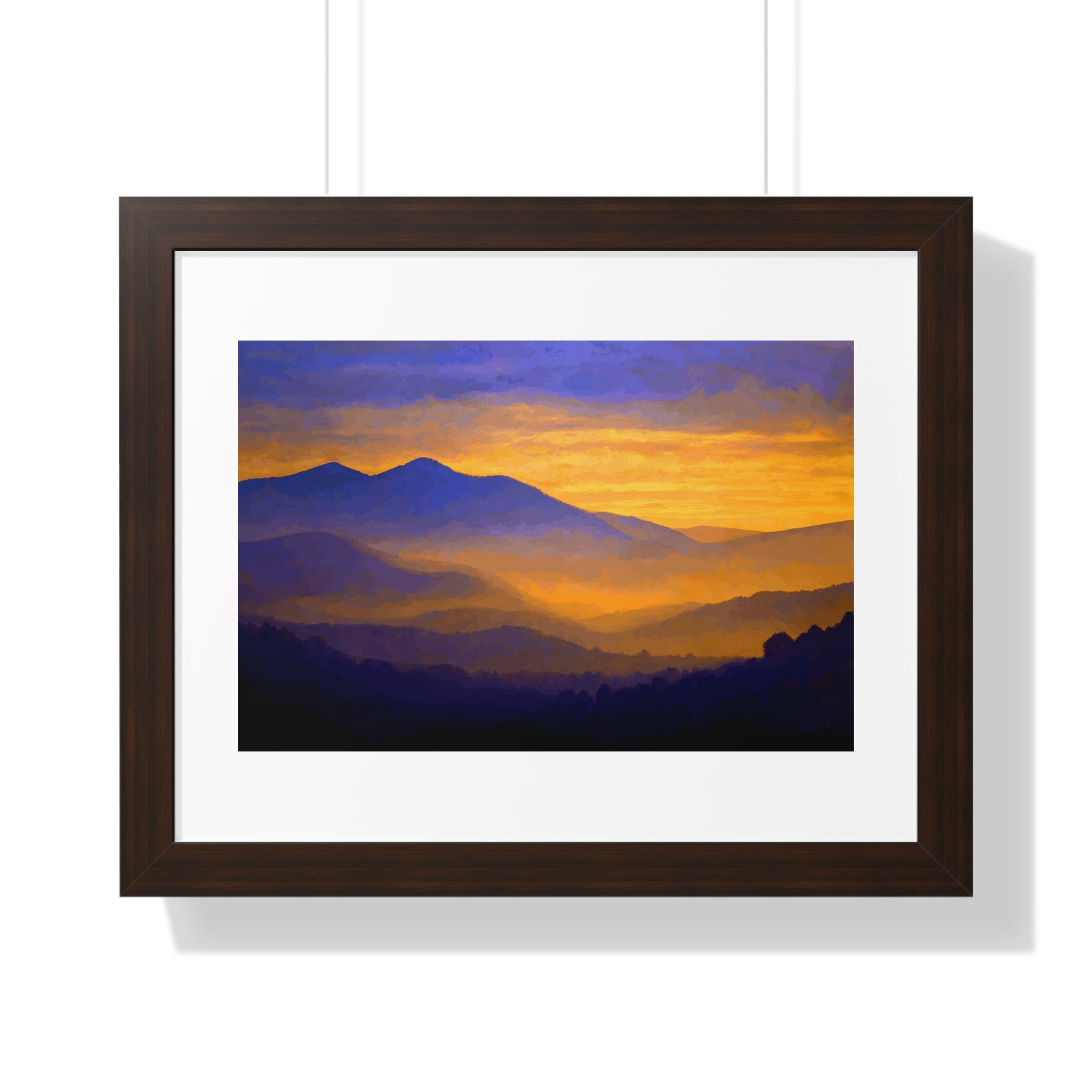 Pink Sunset Mountain