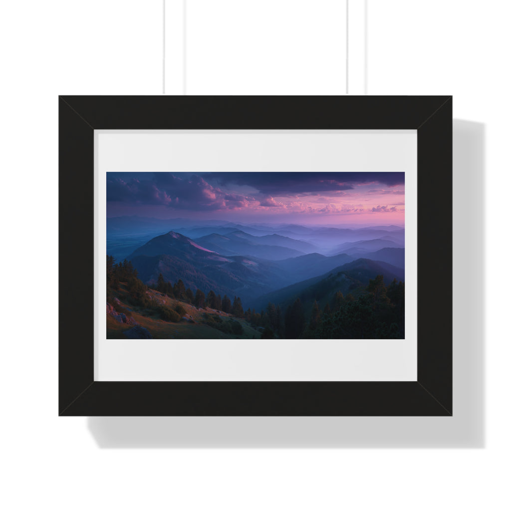 Pink Sunset Mountain