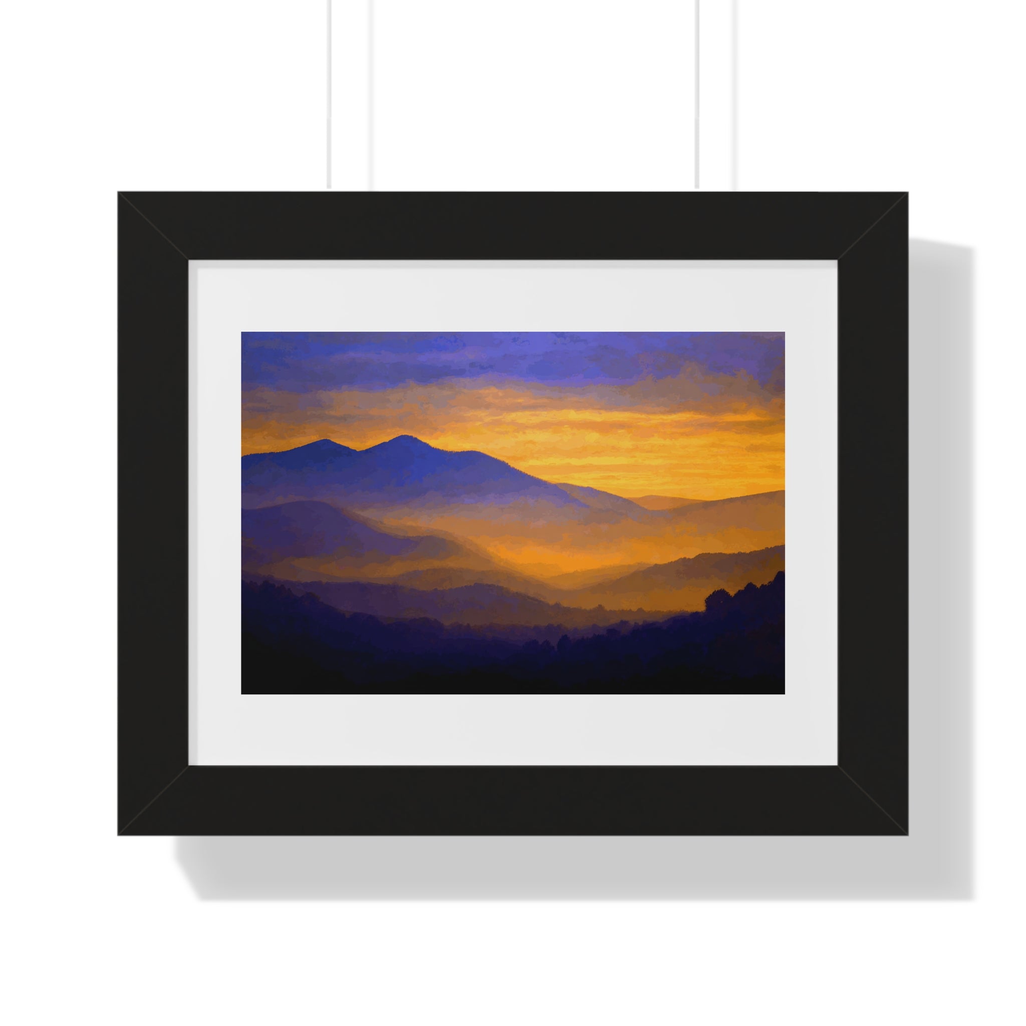 Pink Sunset Mountain