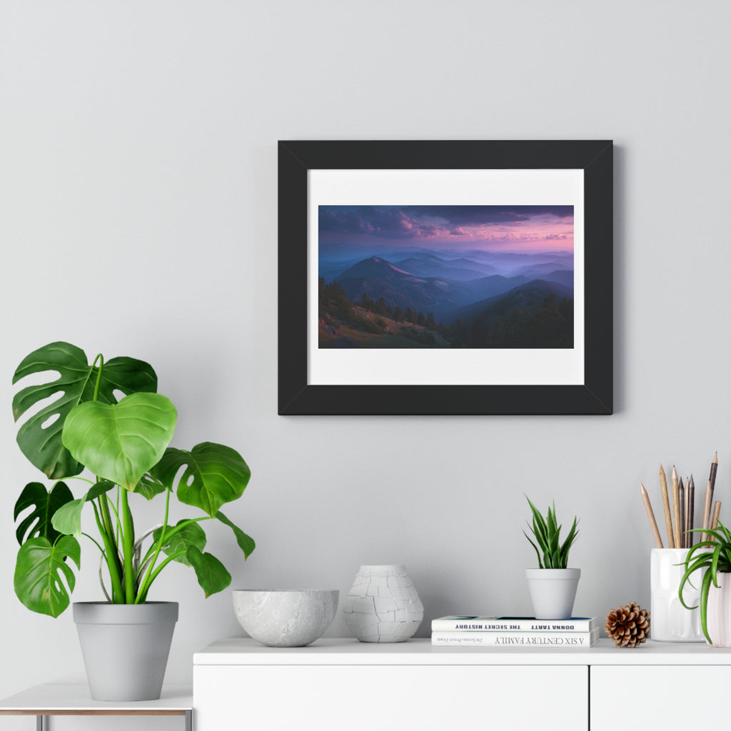 Pink Sunset Mountain