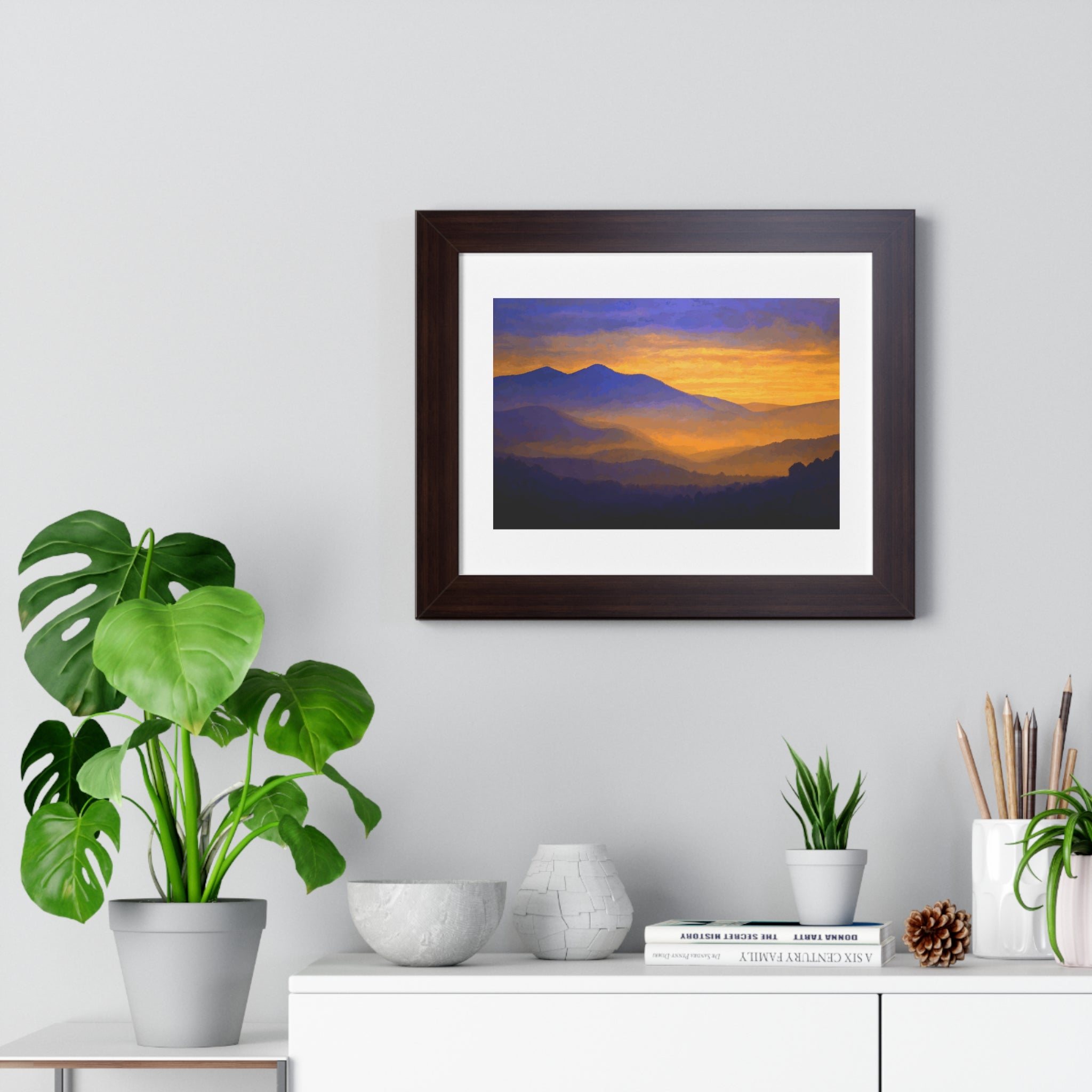 Pink Sunset Mountain