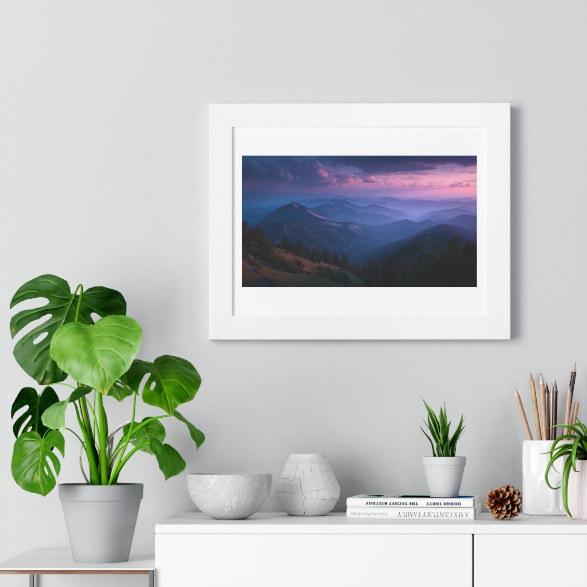 Pink Sunset Mountain