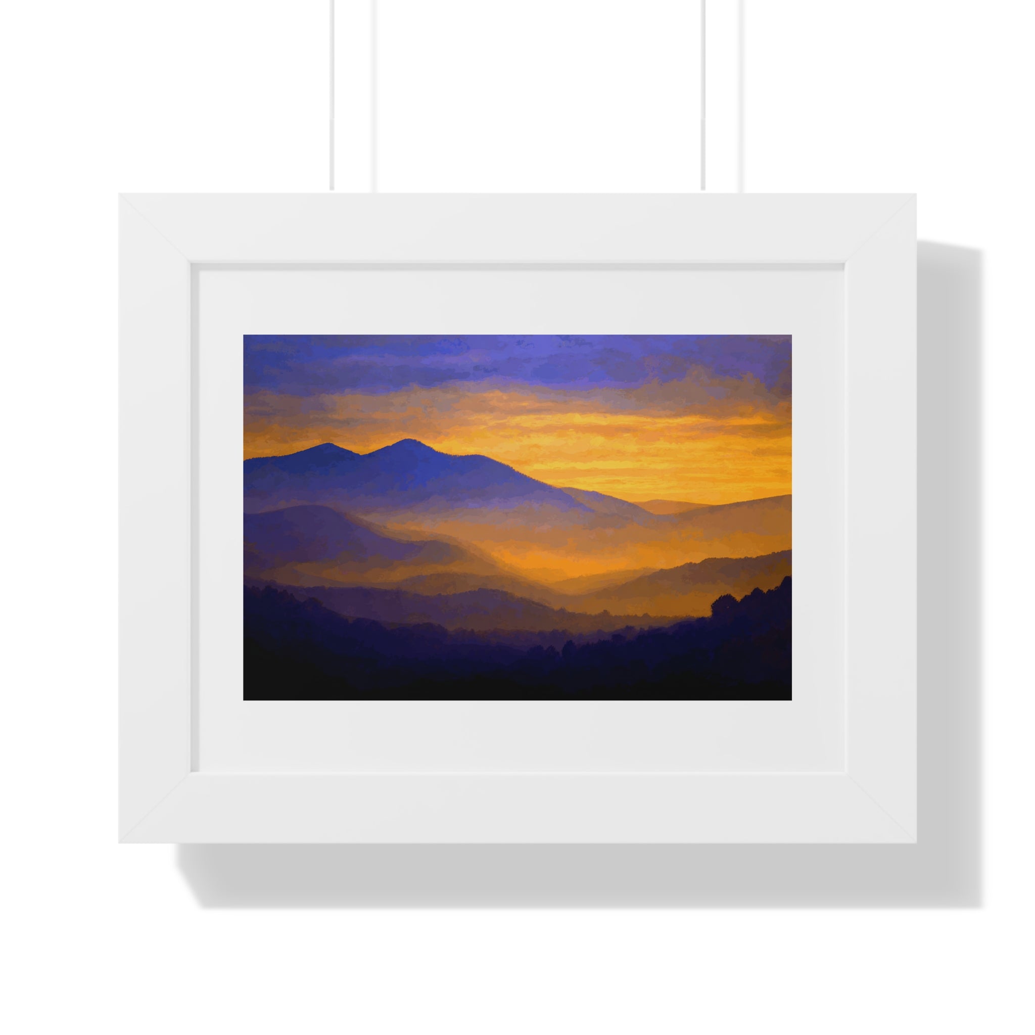 Pink Sunset Mountain