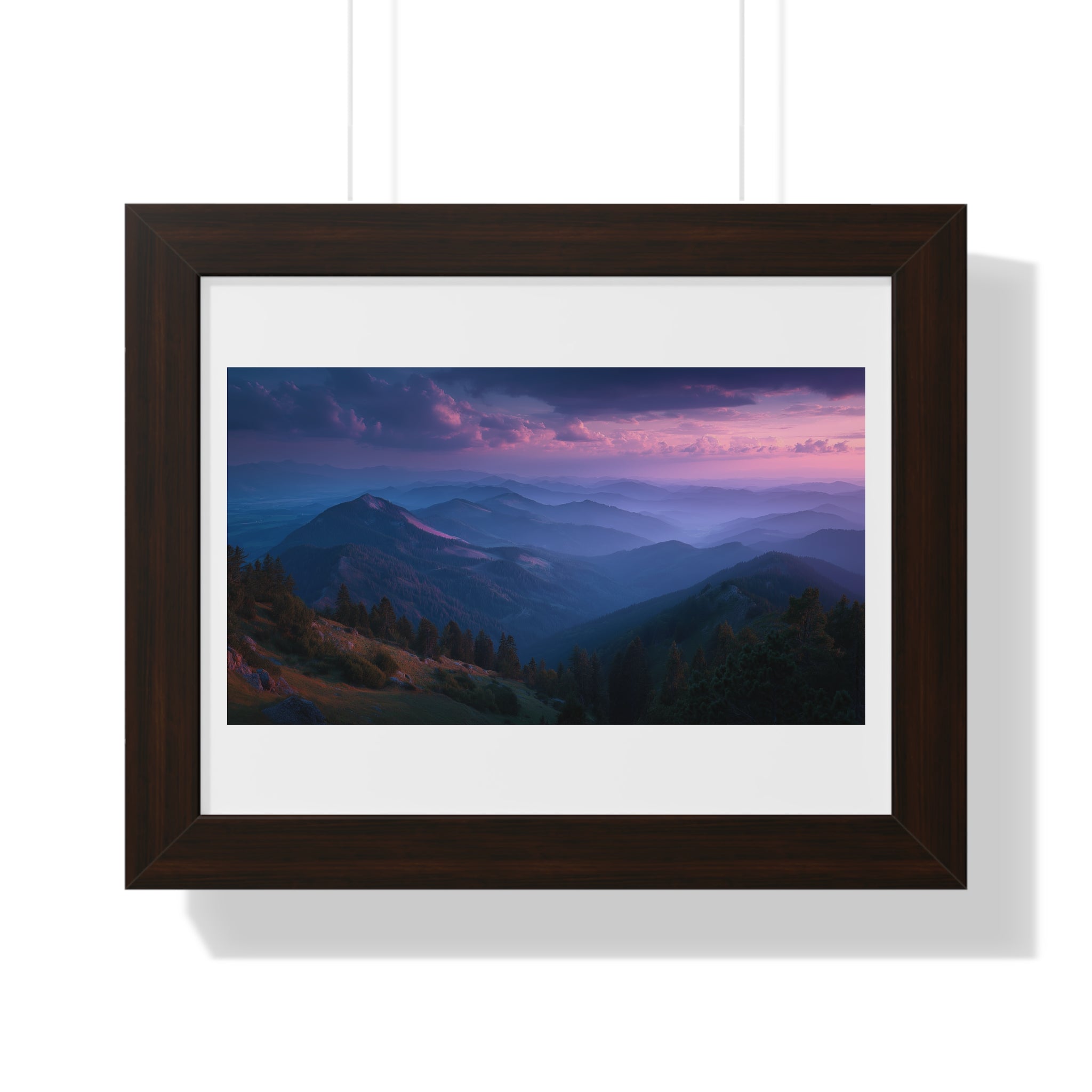 Pink Sunset Mountain