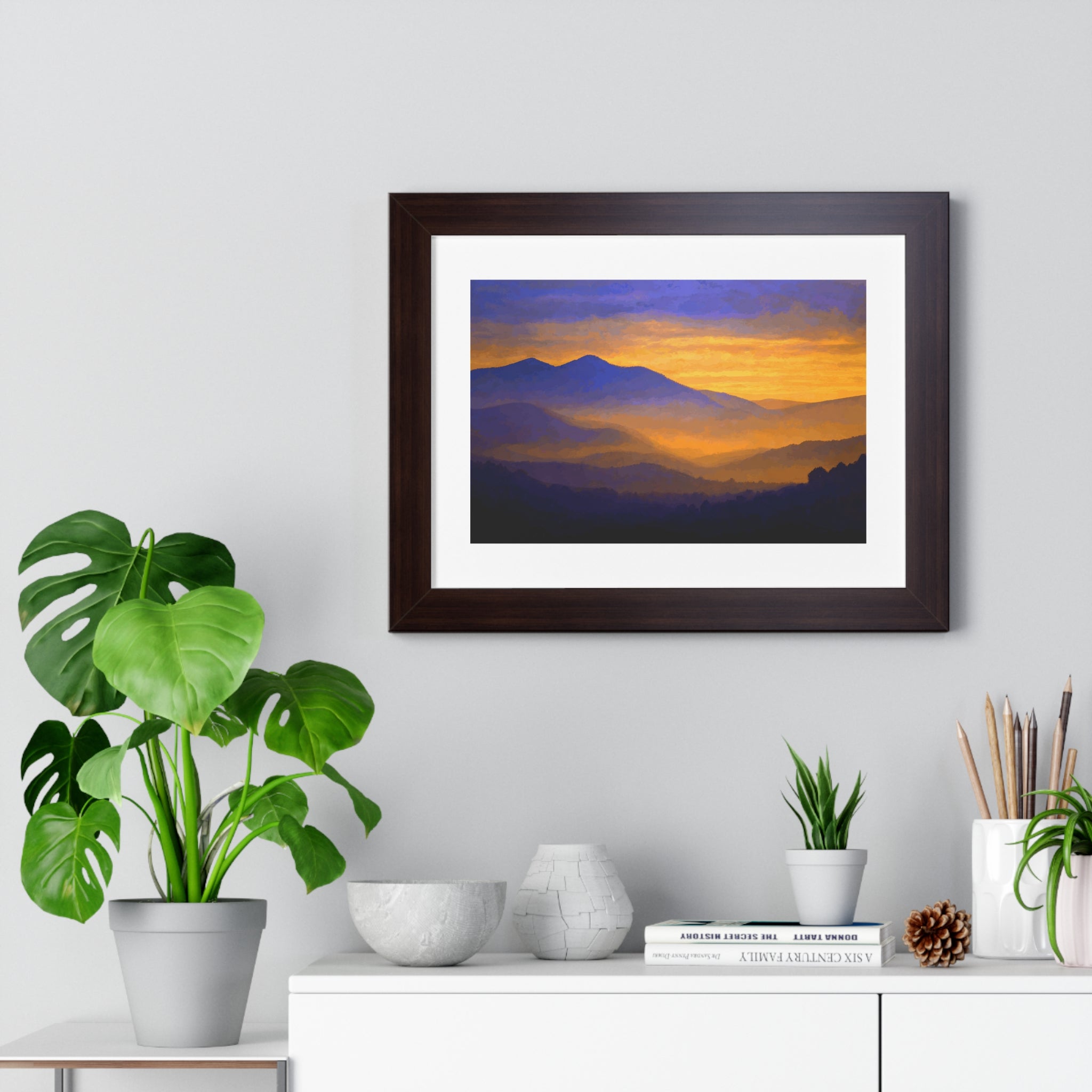 Pink Sunset Mountain