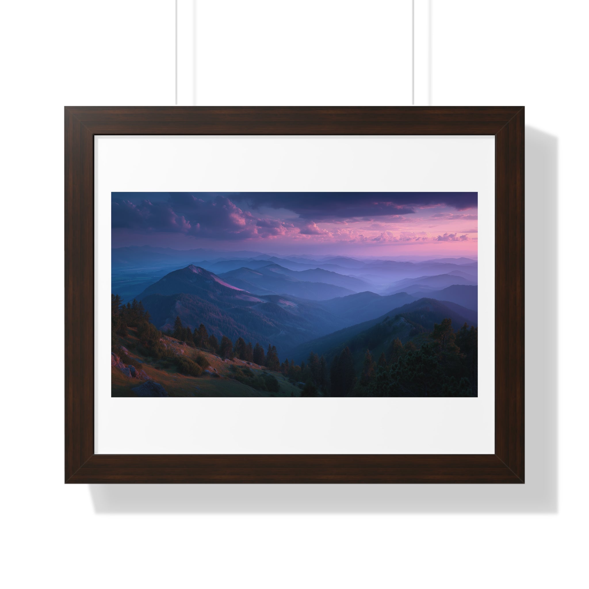 Pink Sunset Mountain