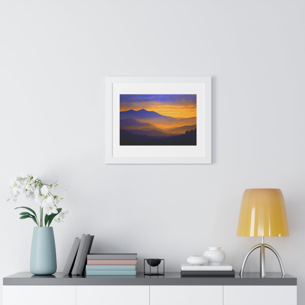 Pink Sunset Mountain