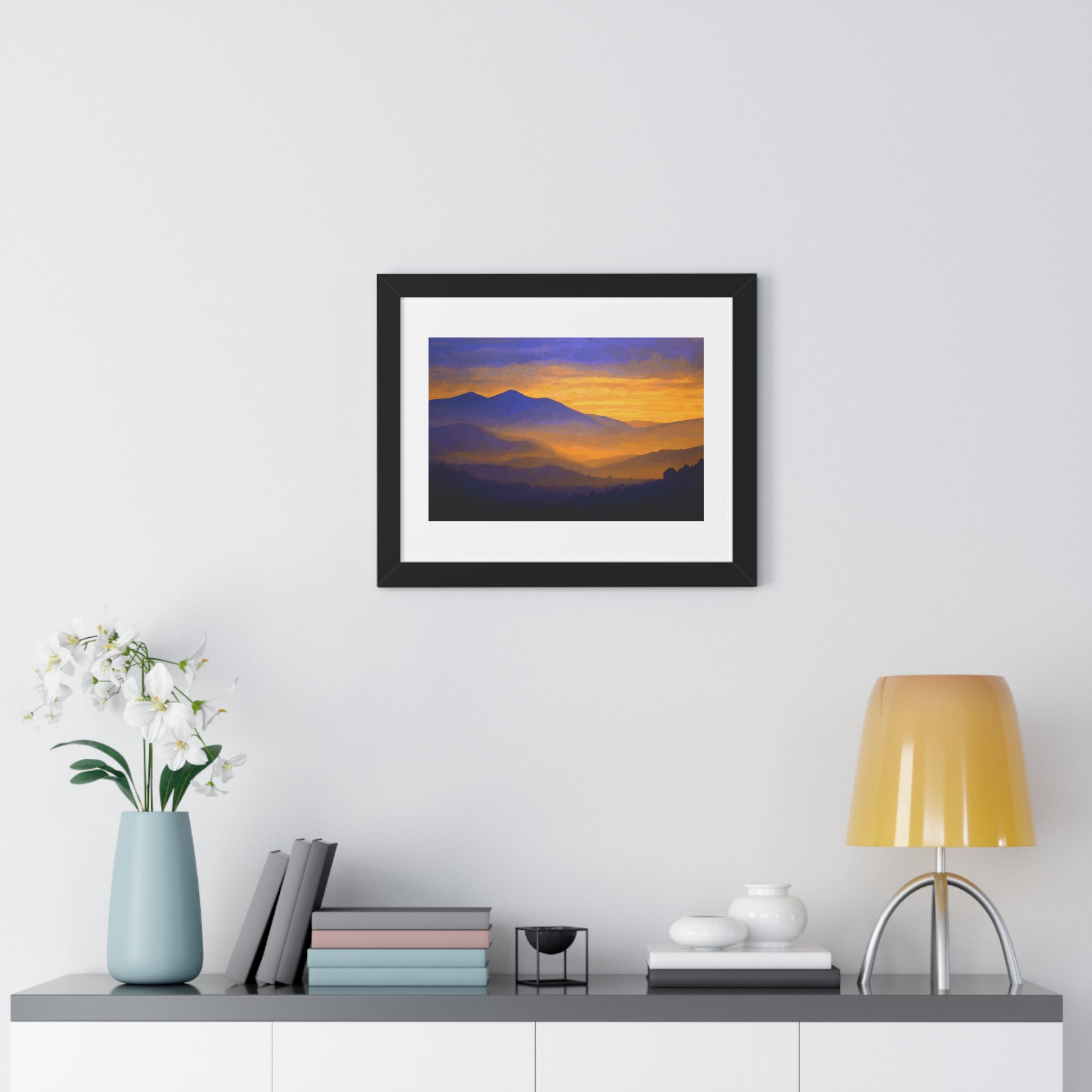 Pink Sunset Mountain