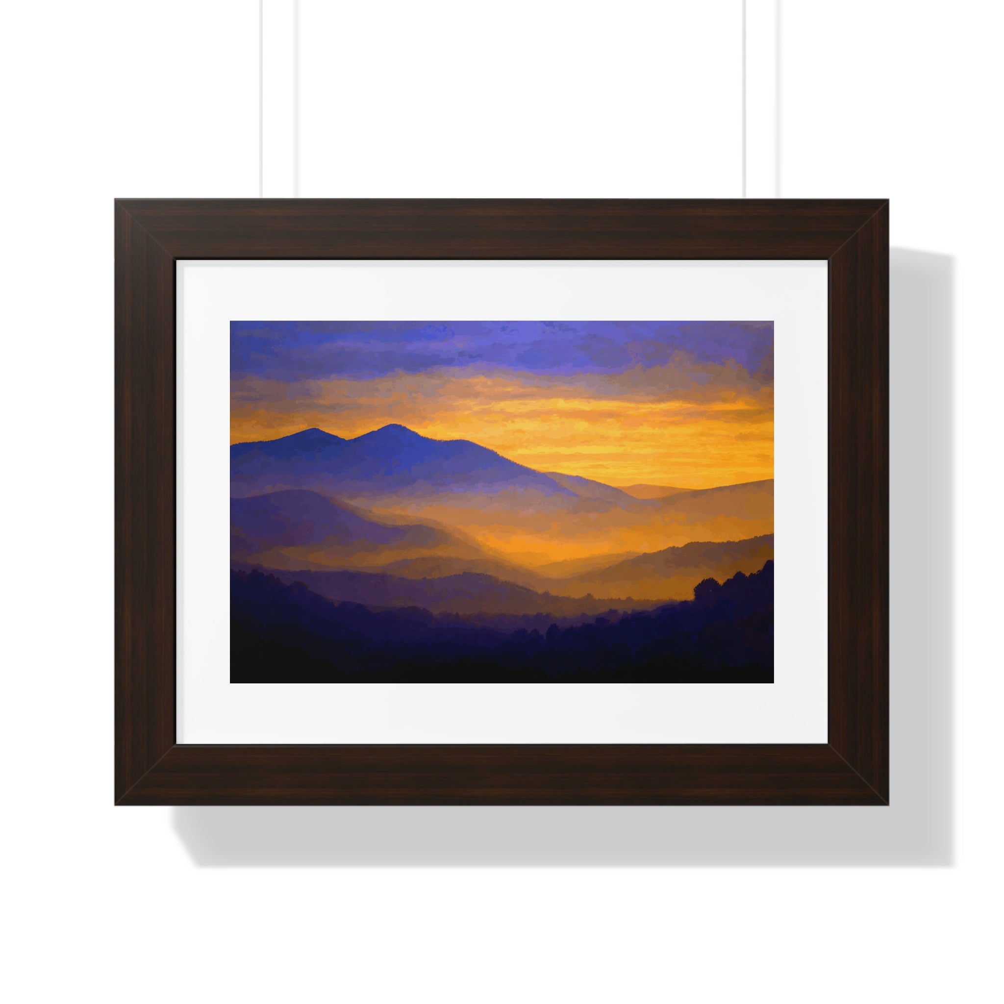 Pink Sunset Mountain