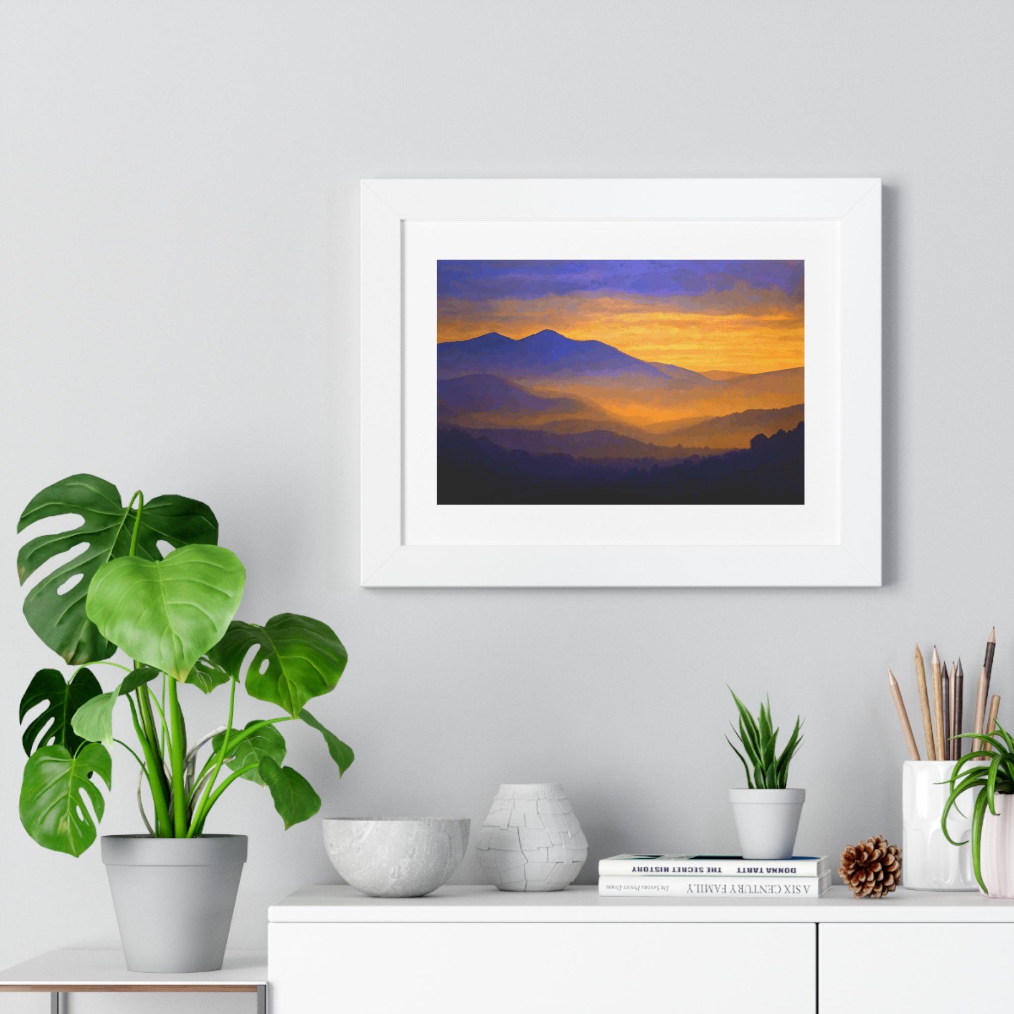 Pink Sunset Mountain