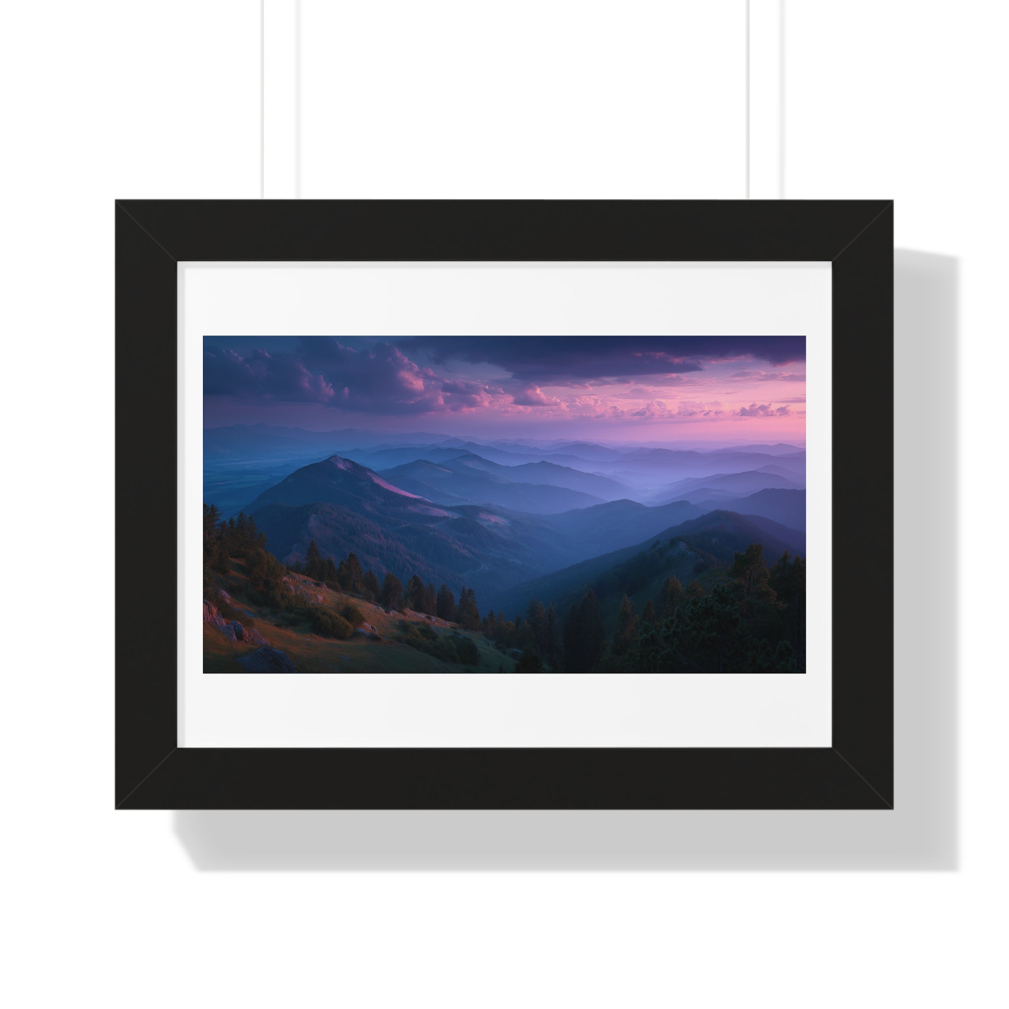 Pink Sunset Mountain