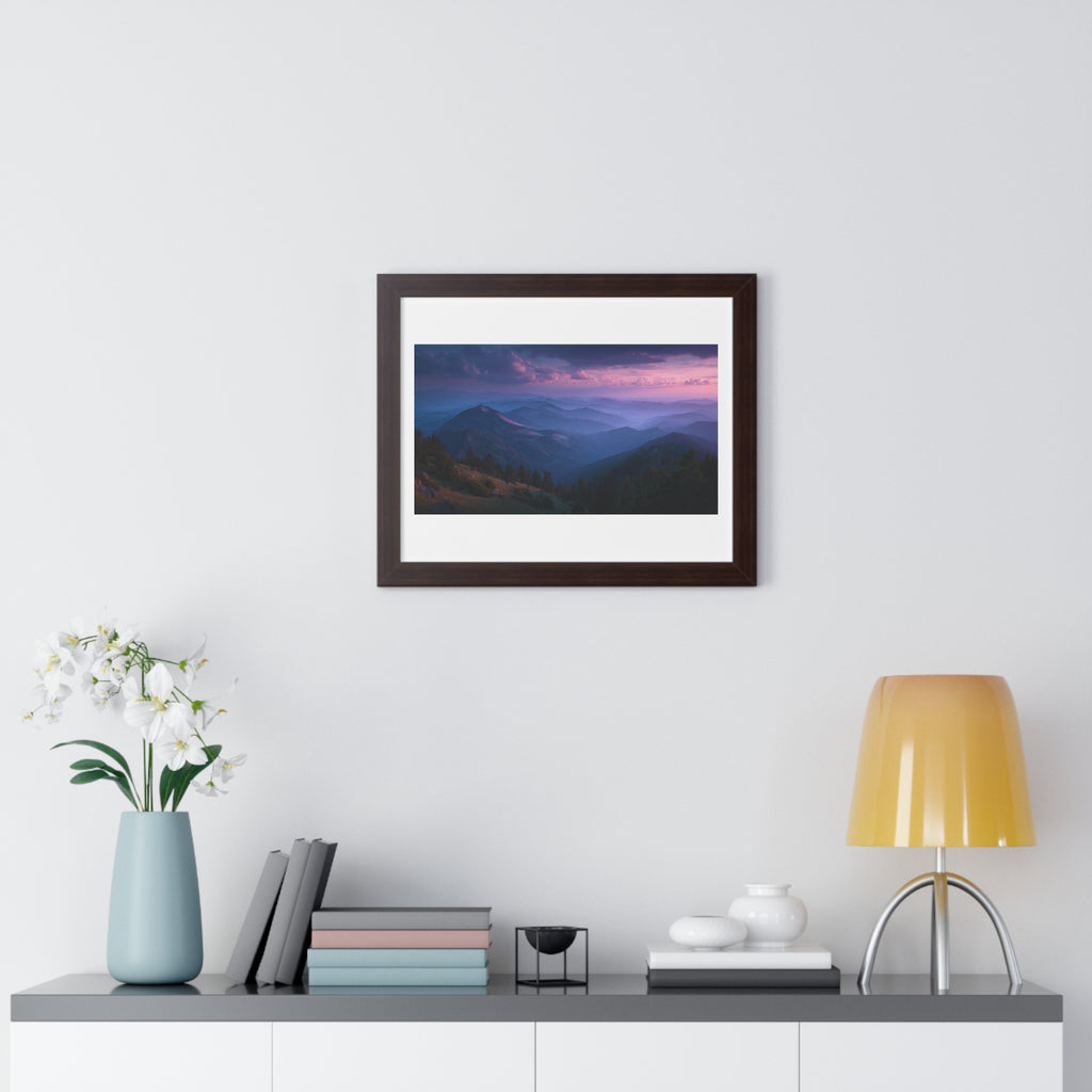 Pink Sunset Mountain