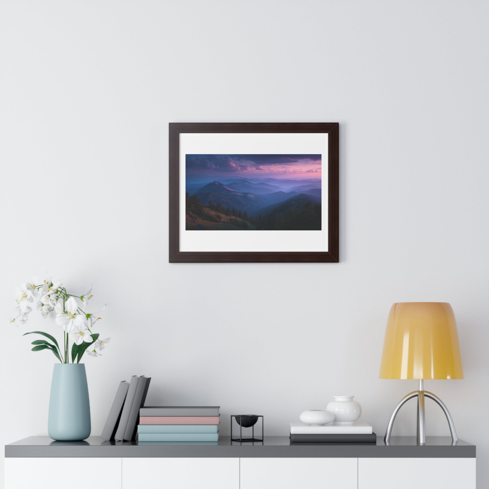 Pink Sunset Mountain