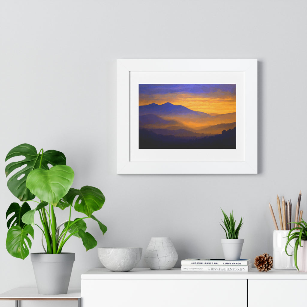 Pink Sunset Mountain