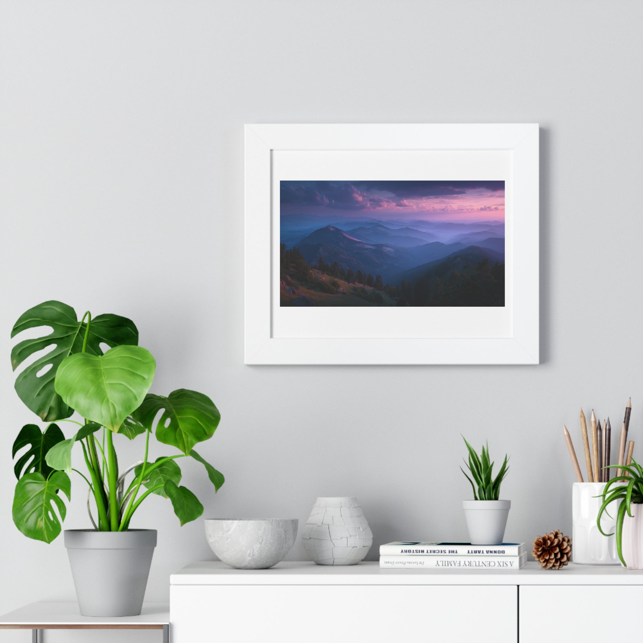 Pink Sunset Mountain