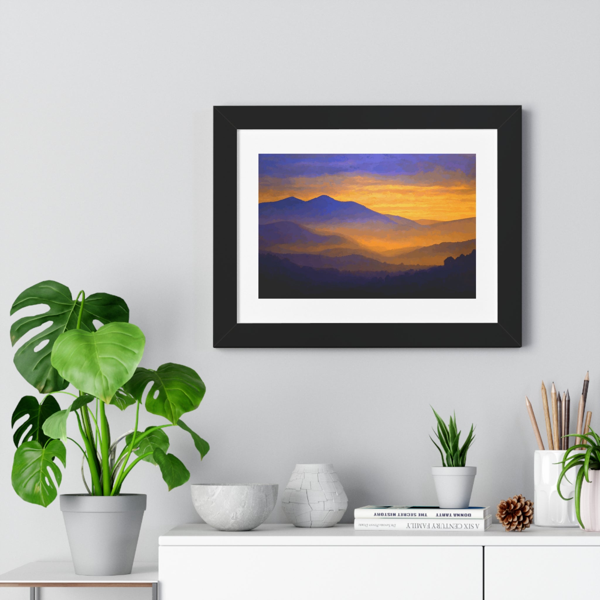 Pink Sunset Mountain