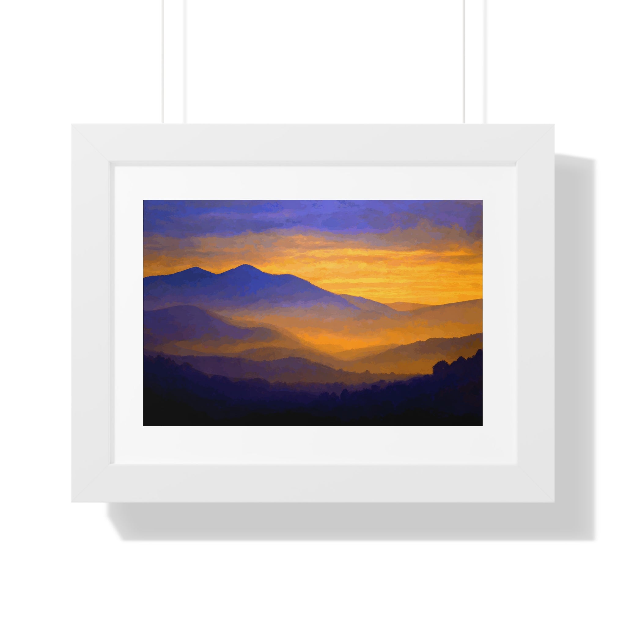 Pink Sunset Mountain